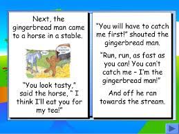 Long ago there lived an old couple. Gingerbread Man Story Book