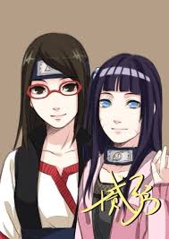 Naruto The Boruto Movie Fan Art Sarada And Himawari As Teenagers Gadis Animasi Gambar Anime Gambar Manga