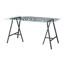 Glasholm Lerberg Table Glass Fingerprint Pattern Gray Ikea Ikea Glass Table Ikea Vika