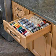 Designed for 24 or smaller base cabinet drawers. Rev A Shelf 4sdi 22 W Wood Spice Drawer Insert Siggia Hardware