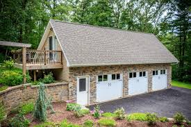 The construction company is owned and operated by Berkshire Saltbox Style 1 Story Garage The Barn Yard Great Country Garages