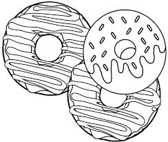 Delicious Donut Coloring Page In 2020 Donut Coloring Page Coloring Pages Cool Coloring Pages