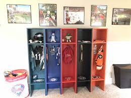 Here at locker room sports, we've been specializing in outfitting hockey and lacrosse players since 1977. Custom Kids Sports Lockers Sport Bedroom Locker Bedroom Sports Room