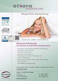 Matratzenbezug/ cover passend für z. Allsana Allergiker Matratzenbezug 90x200x24 Cm Matratzen Betten Lattenroste De