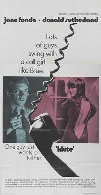 KLUTE Movie POSTER 27x40 Jane Fonda Donald Sutherland Charles Cioffi Roy |  eBay