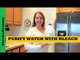 This is a 2% ratio. How To Purify Water With Bleach Easy Prepper Skill Youtube