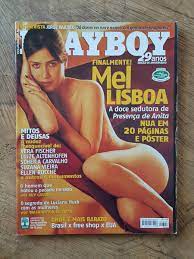 Revista Playboy Edição 349 Mel Lisboa 