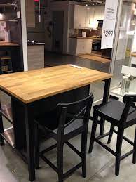 Spacious areas can accommodate larger kitchen islands with generous countertops, while smaller rooms will likely need more petite kitchen islands to prevent the room from looking cramped. Movable Kitchen Island With Seating Ikea Novocom Top