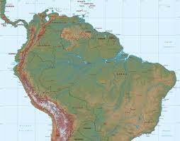South america is a continent entirely in the western hemisphere and mostly in the southern hemisphere, with a relatively small portion in th. Norte Da America Do Sul Mapa Fisico