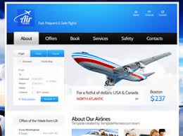 Airlines Free Website Template Free Css Templates Free Css