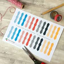 Butlerbear added flash card bunting to children 06 jan 12:13. Fathers Day Mini Tie Bunting Free Printable Wink Design