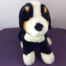 Black And White Dog Stuffed Animal Circo Plush Burnese Mountain Puppy Dog Brown Black White Stuffed Animal 15 Circotarget White Stuffed Animal Burnese Mountain Dog Plush Stuffed Animals