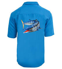 Check spelling or type a new query. Men S Wahoo Embroidered Fishing Shirt Hook Tackle