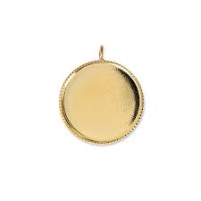 Orders that do not meet the $49 threshold are charged a $12.99 flat rate shipping fee. Pendant Setting For Flat Back Round Cabochon 18 Mm Fine Gold Plated X1 Perles Co