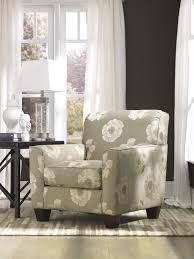 Beautiful Accent Chair A Lovely Beige Color With Hints Of Shimmer In The Flower Bursts Pretty Accent Linen Accent Chairs Club Chairs Living Room Furniture