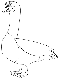 Enjoy these free geese coloring pages to color, paint or crafty educational projects for young children, preschool, kindergarten and early elementary. Goose Coloring Pages Coloring Home