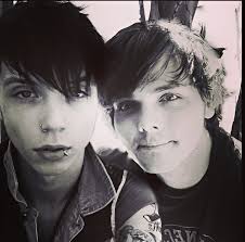 Andy Biersack and Gerard Way **