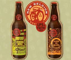 New Belgium Lips Of Faith Series Cocoa Mole And Biere De Mars Craft Beer Drinking Beer Bottle