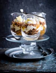 Sweet Lemon And Passion Fruit Verrines A Verrine Is A Small Glass Layered With Various Fillings And Can Be Sweet Or Desserts Chilled Desserts Dessert Recipes