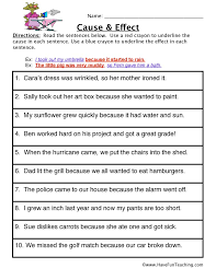 This Activity Is Designed To Provide Students With Practice Identifying Causes And Eff Cause And Effect Worksheets Cause And Effect Cause And Effect Activities