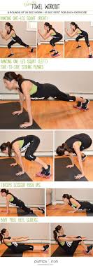 Tabata Towel Workout Pumps Iron Towel Workout Exercise Workout