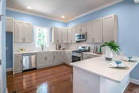 With Gray Kitchen Cabinets