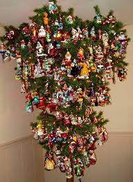 Hanging Upside Down Christmas Trees Reinventing Space Saving Medieval Christmas Decorating Tradition Upside Down Christmas Tree Disney Christmas Tree Christmas Tree Themes