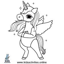 Their sketches look beautiful on canvas and can be colored to look complete. Free Unicorn Coloring Pages Unicorn Drawings Kids Activities