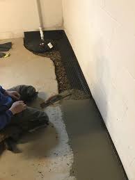 Here S An Example Of A Project We Completed Where The Interior Wall Did Not Need To Be Disrupted For Waterproofing Basement Basement Waterproofing Diy Basement