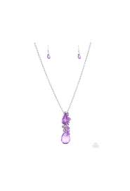 Paparazzi Jewelry New Long Purple Necklace Earrings Necklace Purple Necklace Paparazzi Jewelry