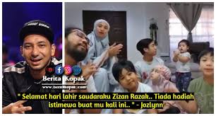 Lawak zizan razak artis komedi popular ditanya pasal bella tapi try pengacara hawa mirip neelofa. Selamat Hari Lahir Saudaraku Zizan Razak Jozlynn Berita Kopak Cc