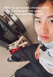 TSA Security Check POV: Returning from Japan