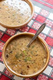 Polish Mushroom Soup Zupa Grzybowa Mushroom Soup Recipes Soup Recipes Eastern European Recipes