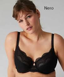 Reggiseno Senza Spalline Reggiseno Triumph Per Seno Grande Reggiseno Donna  TRIUMPH Doreen Cotton 01 N