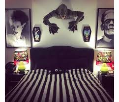 Universal Monster Movies Themed Bedroom Halloween Bedroom Decor Halloween Bedroom Gothic Bedroom