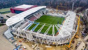 Stadion łks stadion łomżyńskiego klubu sportowego, obok korty tenisowe. 1 Liga Rozbudowa Stadionu Lks Zakonczy Sie Do Konca Roku Sport Tvp Pl