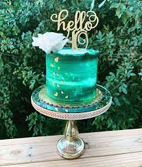 Birthday Cake Emerald Green Christmas Birthday Cake Buttercream Birthday Cake 21st Birthday Cakes