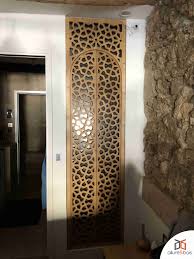 Claustra Interieur Bois Orion Par L Ebeniste Allure Bois Claustra Bois Porte Battante Claustra