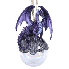 Jan 31, 2018 · instead of its usual perch on the north pole, our design toscano exclusive dragon ornament has decided to sit snugly on the cap of old saint nick himself. Dragon Ornaments Fairyglen
