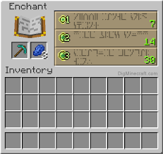 How To Make An Enchanted Diamond Pickaxe In Minecraft