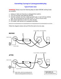 To wire the iec jack cut off the receptacle side of your 3 or 6 extension cord and then separate the two wires now its time to hook up your electronics following. Converting 2 Prong To 3 Prong Grounded Plug