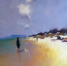 Pin By Bonnie Branson On Endless Umbrellas Landscape Artist Landscape Paintings Seascape Paintings