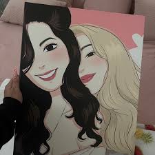 Custom Anime Portrait From Photo, Personalized Social Profile, Birthday  Gift, Couple Cartoon Portrait, Drawing Digital, Hand Drawing