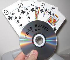 We especially love it for games like phase 10 where you need to look at a lot of cards at once. Making A Card Holder From Cds Thriftyfun