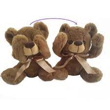 2018 New Elefant Peek A Boo Dog Stuffed Animals Products Pet Toys Teddy Bear Toys