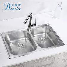 china suppliers table top double bowl