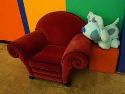 the blue s clues thinking chair and the plush dog blue blues clues thinking chair thinking chair blue s clues