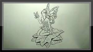 Pencil Drawing How To Draw A Fairy With Wings Youtube The lines you make will appear in random colors. pencil drawing how to draw a fairy with wings