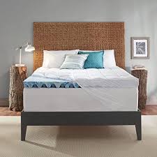 Sleep Innovations 4 Inch Plush Support Gel Memory Foam Mattress Topper With Air Channels Memory Foam Mattress Topper Foam Mattress Topper Memory Foam Mattress