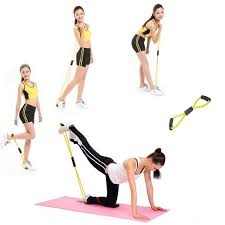 Awesome Workout Resistance Figure 8 Yoga Toning Band Figure 8 Workout Band Workout Resistant Band Workouts